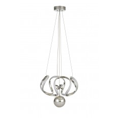 Avizemoda Rumi Tekli Dimmer Kumandalı 3 Renk Ledli (Sarı-Beyaz-Gün Işığı) Modern Sarkıt Avize - Krom