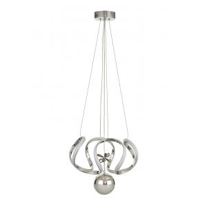 Avizemoda Rumi Tekli Dimmer Kumandalı 3 Renk Ledli (Sarı-Beyaz-Gün Işığı) Modern Sarkıt Avize - Krom