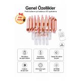 Palmira Prizma Kesim Kristal Taşlı PİLLİ KUMANDALI Lüks Aplik - ( Rose Gold)