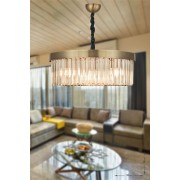 Avizemoda Desina 50'lik Kristal Taşlı Lüks Avize Eskitme Kaplama