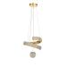 Avizemoda Milly Tekli Dimmer 3 Renk Ledli (Sarı-Beyaz-Gün Işığı) Modern Akrilik Avize -Gold