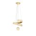 Avizemoda Milly Tekli Dimmer 3 Renk Ledli (Sarı-Beyaz-Gün Işığı) Modern Akrilik Avize -Gold