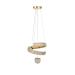 Avizemoda Milly Tekli Dimmer 3 Renk Ledli (Sarı-Beyaz-Gün Işığı) Modern Akrilik Avize -Gold