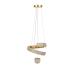 Avizemoda Milly Tekli Dimmer 3 Renk Ledli (Sarı-Beyaz-Gün Işığı) Modern Akrilik Avize -Gold