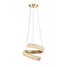 Avizemoda Milly 30 cm Dimmer Kumandalı 3 Renk Ledli (Sarı-Beyaz-Gün Işığı) Modern Akrilik Avize -Gold