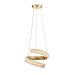 Avizemoda Milly 30 cm Dimmer Kumandalı 3 Renk Ledli (Sarı-Beyaz-Gün Işığı) Modern Akrilik Avize -Gold
