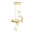 Avizemoda Milly 3'lü Dimmer Kumandalı 3 Renk Ledli (SARI-BEYAZ-GÜN IŞIĞI) Modern Akrilik Avize - Gold
