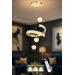 Avizemoda Milly 3'lü Dimmer Kumandalı 3 Renk Ledli (SARI-BEYAZ-GÜN IŞIĞI) Modern Akrilik Avize - Gold