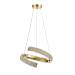 Avizemoda Milly 40 cm Dimmer Kumandalı 3 Renk Ledli (Sarı-Beyaz-Gün Işığı) Modern Akrilik Avize - Gold