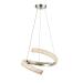 Avizemoda Milly 40 cm Dimmer Kumandalı 3 Renk Ledli (Sarı-Beyaz-Gün Işığı) Modern Akrilik Avize -Krom