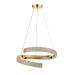 Avizemoda Milly 50 cm Dimmer Kumandalı 3 Renk Ledli (Sarı-Beyaz-Gün Işığı) Modern Akrilik Avize -Gold