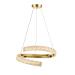 Avizemoda Milly 50 cm Dimmer Kumandalı 3 Renk Ledli (Sarı-Beyaz-Gün Işığı) Modern Akrilik Avize -Gold