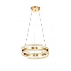 Avizemoda Savona 40 Cm Dimmer Kumandalı 3 Renk Ledli (SARI-BEYAZ-GÜN IŞIĞI) Modern Akrilik Avize -gold