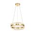Avizemoda Savona 40 Cm Dimmer Kumandalı 3 Renk Ledli (SARI-BEYAZ-GÜN IŞIĞI) Modern Akrilik Avize -gold