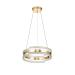 Avizemoda Savona 40 Cm Dimmer Kumandalı 3 Renk Ledli (SARI-BEYAZ-GÜN IŞIĞI) Modern Akrilik Avize -gold