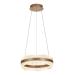 Avizemoda Toledo 40 cm Dim Kumandalı 3 Renk Ledli (Sarı-Beyaz-Gün Işığı) Modern Akrilik Avize -Light Brown