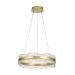Avizemoda Toledo 50 cm Dim Kumandalı 3 Renk Ledli (Sarı-Beyaz-Gün Işığı) Modern Akrilik Avize -Sarı Yaldız
