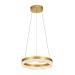 Avizemoda Estilo 40 cm Dimmer Kumandalı 3 Renk Ledli (Sarı-Beyaz-Gün Işığı) Modern Akrilik Avize - Sarı Yaldız
