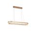 Avizemoda Estilo 100x30 Cm Dimmer Kumandalı 3 Renk Ledli (SARI-BEYAZ-GÜN IŞIĞI) Modern Akrilik Avize - Bronz