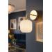 Avizemoda Siena Aplik Beyaz Camlı Salon Oturma Odası Modern (Gold Kaplama)