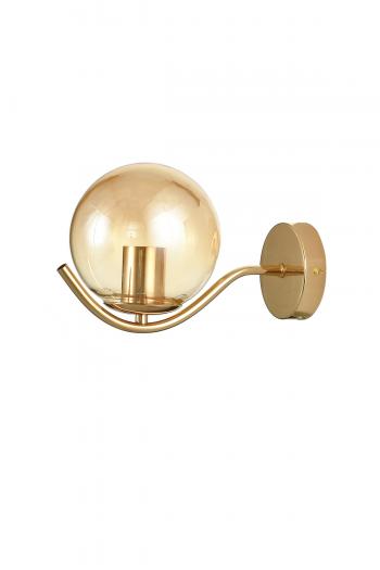 Avizemoda Ranya Aplik Bal Camlı Salon Oturma Odası Modern Duvar Apliği (Gold Kaplama)