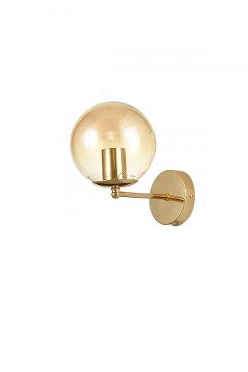 Avizemoda Pinza Aplik Bal Camlı Salon Oturma Odası Modern Duvar Apliği (Gold Kaplama)