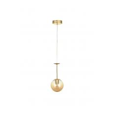 Avizemoda Pinza Tekli Bal Camlı Salon Oturma Odası Modern Avize - (Gold Kaplama)