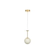 Avizemoda Pinza Tekli Beyaz Camlı Salon Oturma Odası Modern Avize - (Gold Kaplama)