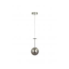 Avizemoda Pinza Tekli Füme Camlı Salon Oturma Odası Modern Avize - (Krom Kaplama)