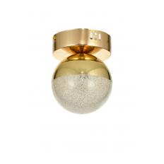 Avizemoda Forde Tekli Plafonyer Ledli Modern Lüks Sarkıt Avize (3 Renk Led; Sarı-Beyaz-Gün ışığı) - GOLD