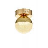 Avizemoda Forde Tekli Plafonyer Ledli Modern Lüks Sarkıt Avize (3 Renk Led; Sarı-Beyaz-Gün ışığı) - GOLD