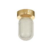 Avizemoda Motta Tekli Plafonyer Ledli Modern Lüks Sarkıt Avize (3 Renk Led; Sarı-Beyaz-Gün ışığı) - GOLD