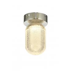 Avizemoda Motta Tekli Plafonyer Ledli Modern Lüks Sarkıt Avize (3 Renk Led; Sarı-Beyaz-Gün ışığı) - Krom