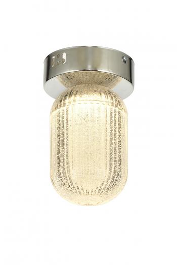 Avizemoda Motta Tekli Plafonyer Ledli Modern Lüks Sarkıt Avize (3 Renk Led; Sarı-Beyaz-Gün ışığı) - Krom
