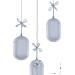 Avizemoda Motta 4'lü Power Ledli Kumandalı Modern Lüks Sarkıt Avize, 3 Renk: Sarı-beyaz-gün Işığı - Krom