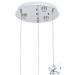 Avizemoda Motta 3'lü Power Ledli Kumandalı Modern Lüks Sarkıt Avize, 3 Renk: Sarı-beyaz-gün Işığı - Krom