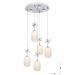 Avizemoda Motta 5'li Power Ledli Kumandalı Modern Lüks Sarkıt Avize, 3 Renk: Sarı-beyaz-gün Işığı - Krom