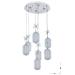 Avizemoda Motta 7'li Power Ledli Kumandalı Modern Lüks Sarkıt Avize, 3 Renk: Sarı-beyaz-gün Işığı - Krom