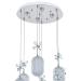 Avizemoda Motta 7'li Power Ledli Kumandalı Modern Lüks Sarkıt Avize, 3 Renk: Sarı-beyaz-gün Işığı - Krom