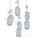 Avizemoda Motta 7'li Power Ledli Kumandalı Modern Lüks Sarkıt Avize, 3 Renk: Sarı-beyaz-gün Işığı - Krom