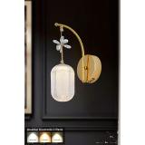 Avizemoda Motta Power Ledli Modern Lüks Duvar Aplik (3 RENK; SARI-BEYAZ-GÜN İŞIĞI) - Gold