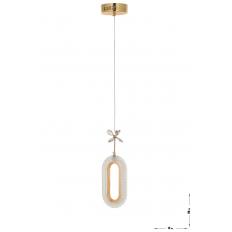 Avizemoda Sessi Tekli Power Ledli Modern Lüks Sarkıt Avize (3 RENK; SARI-BEYAZ-GÜN İŞIĞI) - Gold