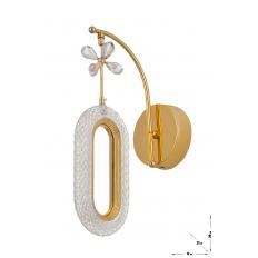 Avizemoda Sessi Power Ledli Modern Lüks Duvar Aplik, 3 Renk: Sarı-beyaz-gün Işığı - Gold