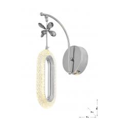 Avizemoda Sessi Power Ledli Modern Lüks Duvar Aplik, 3 Renk: Sarı-beyaz-gün Işığı - Krom