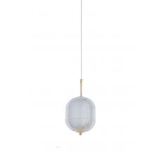 Avizemoda Torino Tekli Ledli Modern Lüks Sarkıt Avize (3 RENK LED; SARI - BEYAZ - GÜN İŞIĞI) - Gold