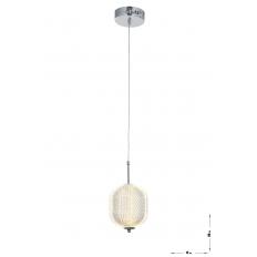 Avizemoda Torino Tekli Ledli Modern Lüks Sarkıt Avize (3 RENK LED; SARI - BEYAZ - GÜN İŞIĞI) - Krom