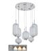 Avizemoda Torino 8'li Power Ledli Kumandalı Modern Lüks Sarkıt Avize, 3 Renk: Sarı-beyaz-gün Işığı - Krom