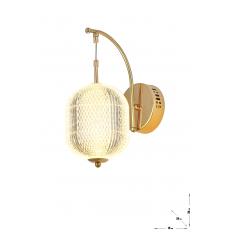 Avizemoda Torino Power Ledli Modern Lüks Duvar Aplik (3 RENK; SARI-BEYAZ-GÜN İŞIĞI) - Gold