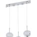 Avizemoda Torino 5'li Power Ledli Kumandalı Modern Yemek Masası Üstü Avize, 3 Renk: Sarı-beyaz-gün Işığı-krom