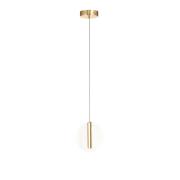 Avizemoda Lovena Tekli Ledli Modern Lüks Sarkıt Avize (3 Renk Led; Sarı-Beyaz-Gün ışığı) - GOLD